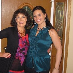 Gorgeous Shimmery Dark Blue Green Top